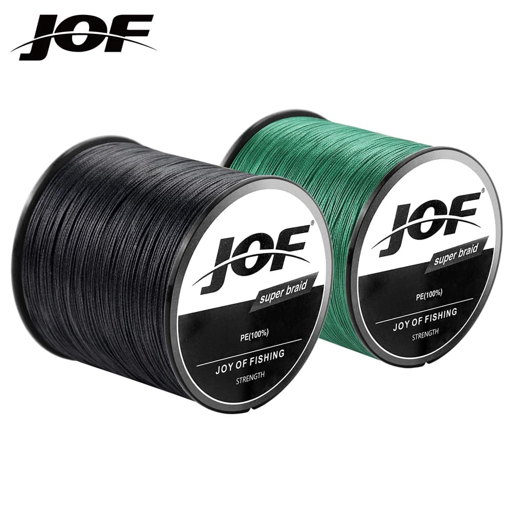 Ligne de pêche JOF multifilament 4 brins 300m pour carpe et pêche sportive, résistance 10-82LB