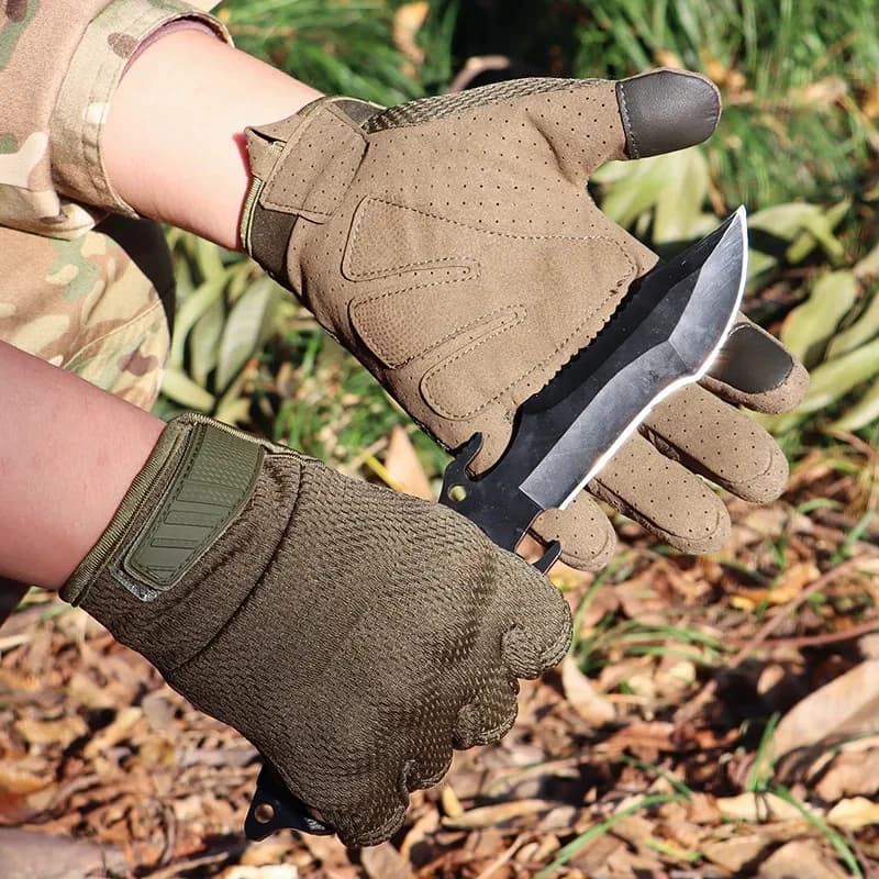 Gants tactiques camouflage écran tactile homme femme pour chasse pêche vélo quotidien