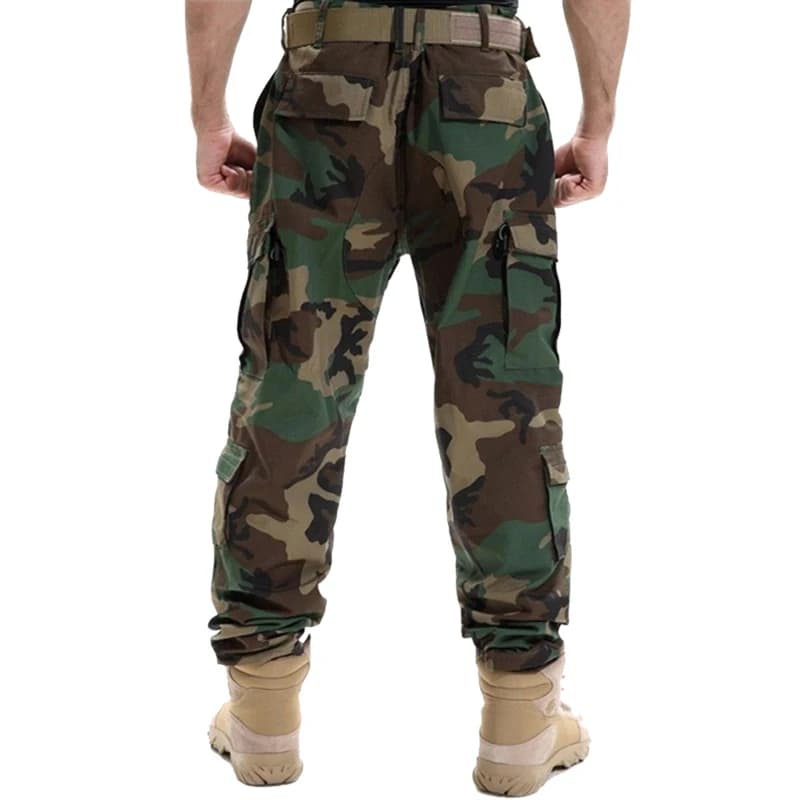 Pantalon camouflage tactique militaire multicam pour pêche, chasse et escalade
