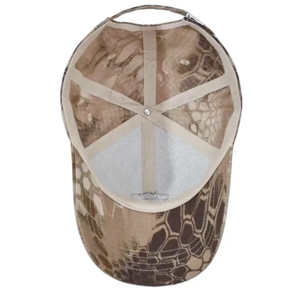 Casquette baseball camouflage unisexe pour pêche tactique et protection solaire été