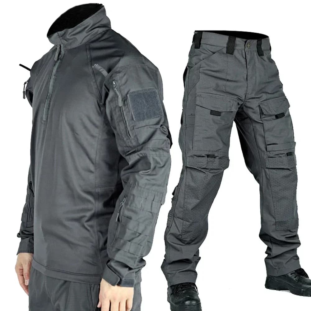 Ensemble pêche rapide séchage - Tenue camouflage ripstop pour pêche active