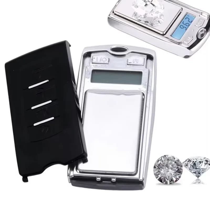 Balance électronique portable en forme de clé de voiture 200g/0.01g - Pour bijoux et appâts de pêche miniatures