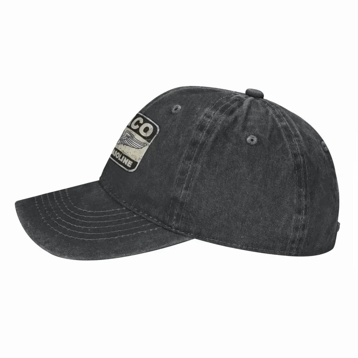Casquette denim Texaco sign pêche camping casual design vintage essence