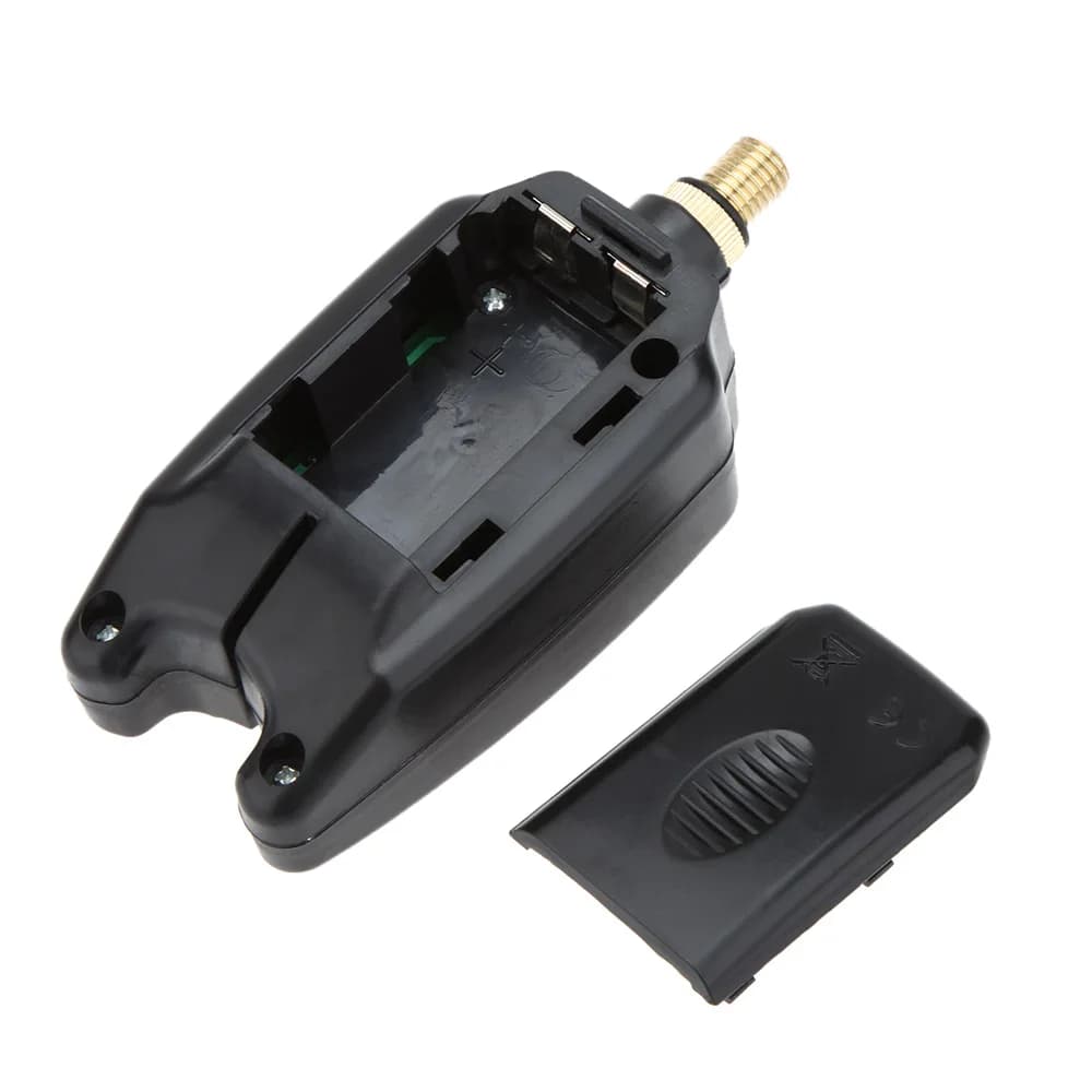 Alarme de touche pêche avec 2 LED, volume réglable et sensibilité ajustable - Détection précise