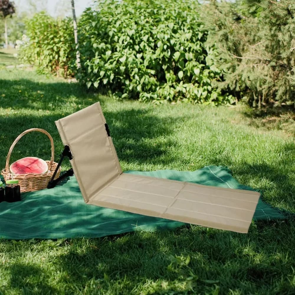 Fauteuil de plage pliable waterproof pour pêche et camping - Tissu Oxford résistant