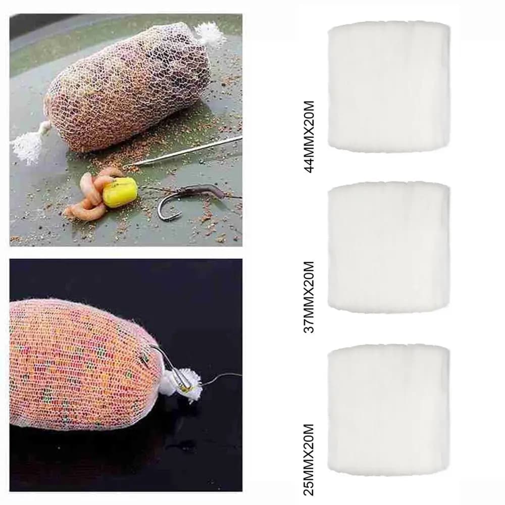 Sachet soluble PVA pour amorce carpe et pêche au coup, recharge appâts et leurres en filet