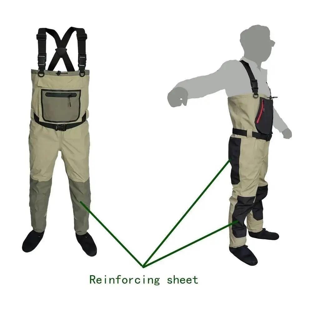 Waders néoprène pêche à la mouche enfants adultes - Bottes rapide séchage imperméables respirantes chasse rafting