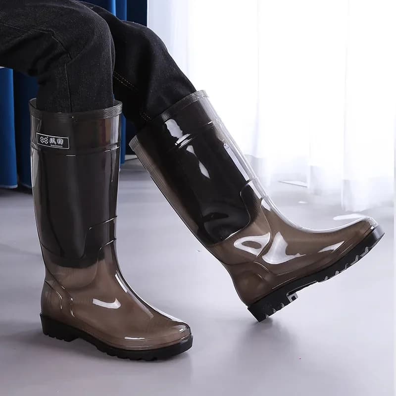 Bottes de travail hautes 2024 pour pêche agricole imperméables séchage rapide antidérapantes durables