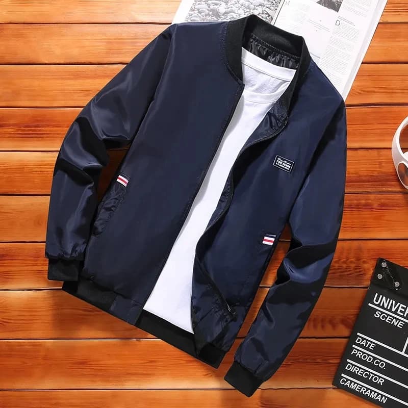 Veste légère homme pêche printemps automne coupe-vent poches zip décontractée pêche sportive