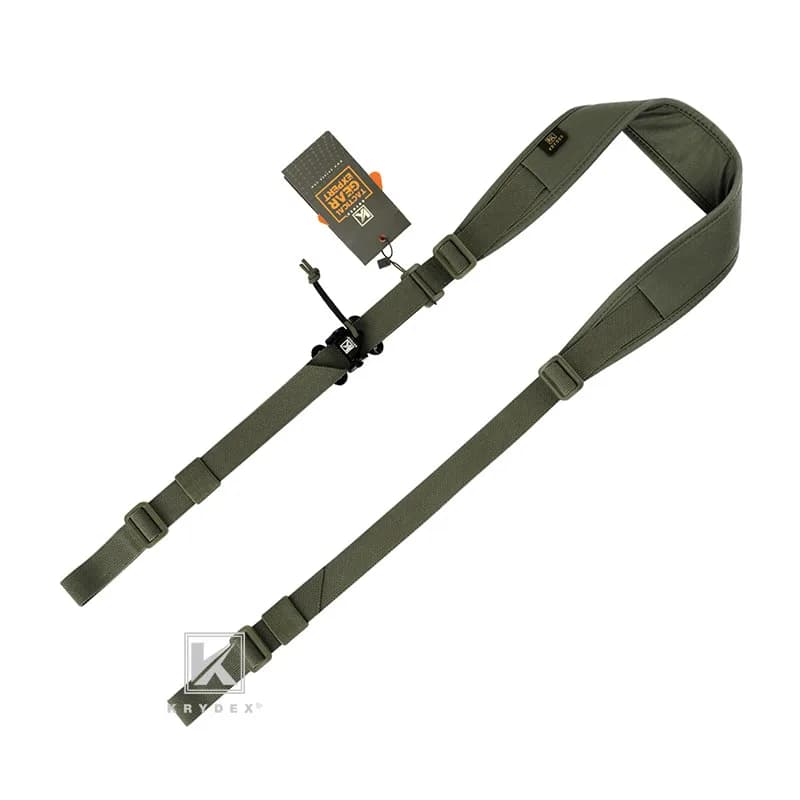 Bretelle fusil modulable pêche chasse - Sling tactique rembourré 2 points 1 point réglable