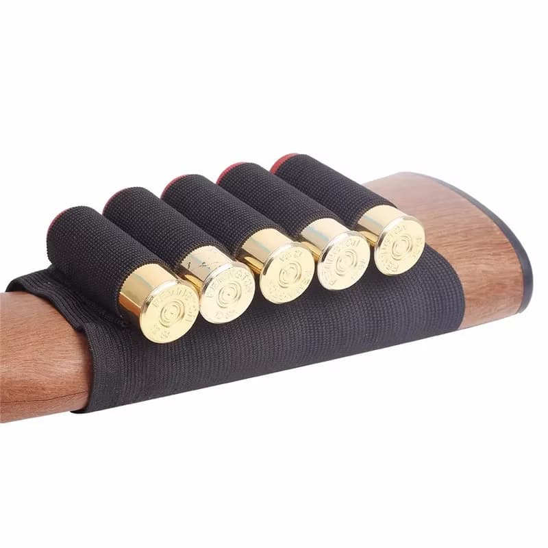 Porte-cartouches adhésif 6 coups pour fusil de chasse - Accessoire tactique pêche et tir sportif