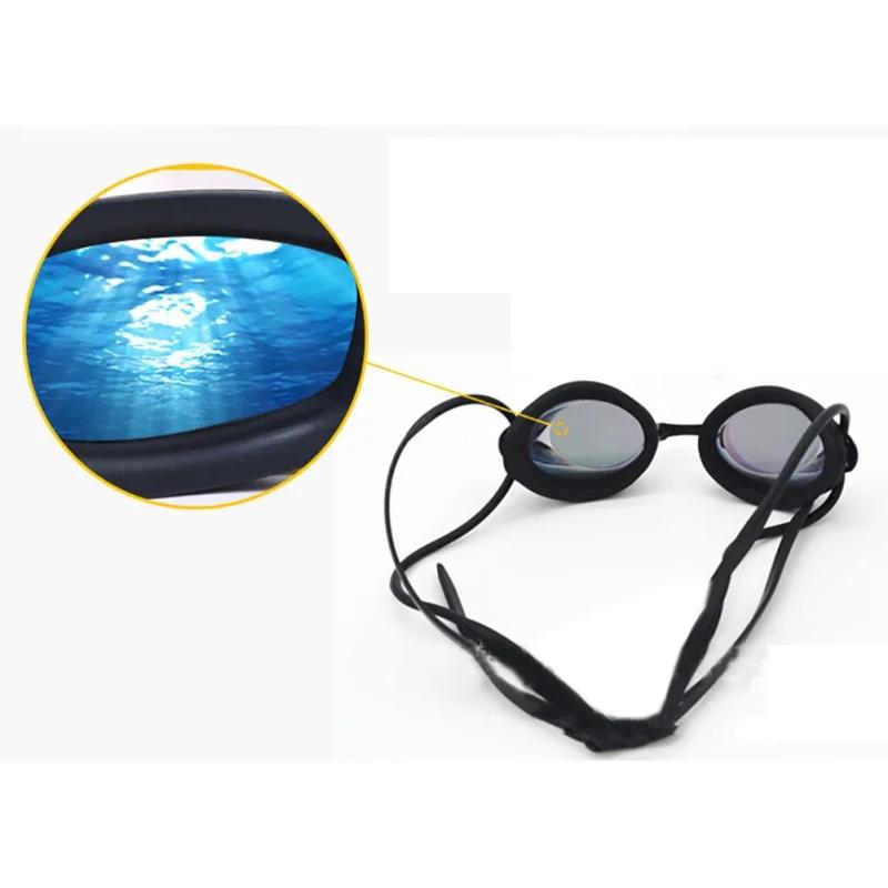 Lunettes de natation haute définition anti-buée étanches - Verres électroplaqués pour adultes hommes femmes