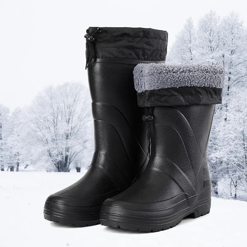 Bottes de pêche EVA imperméables homme 2026 antidérapantes pour neige et outdoor