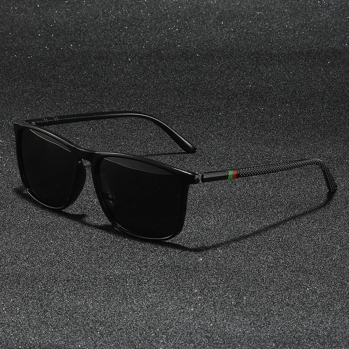 Lunettes carrées polarisées unisexes pêche conduite - Marque designer UV400 fashion homme femme