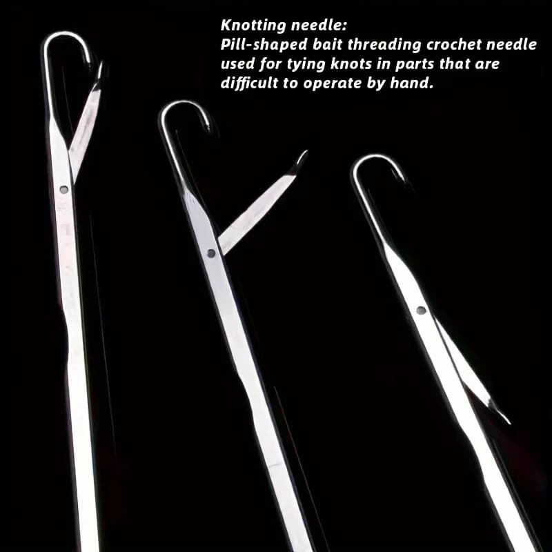 2 aiguilles pour préparation appâts pêche carpe - Accessoires montage hameçons et leurres