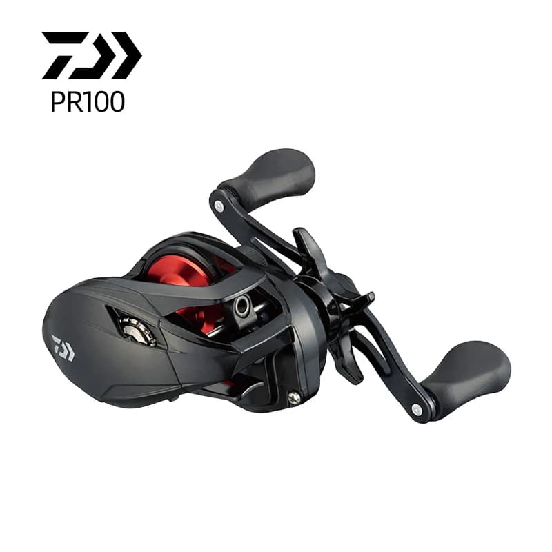 Moulinet baitcast DAIWA PR100H 7.3:1 5kg frein pour pêche en mer - 3+1 roulements à billes