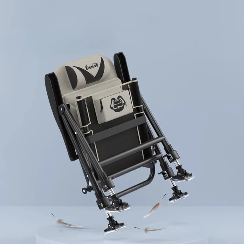 Siège de pêche sauvage professionnel tout-terrain multifonction pliable - Chaise escamotable portable berge rivière