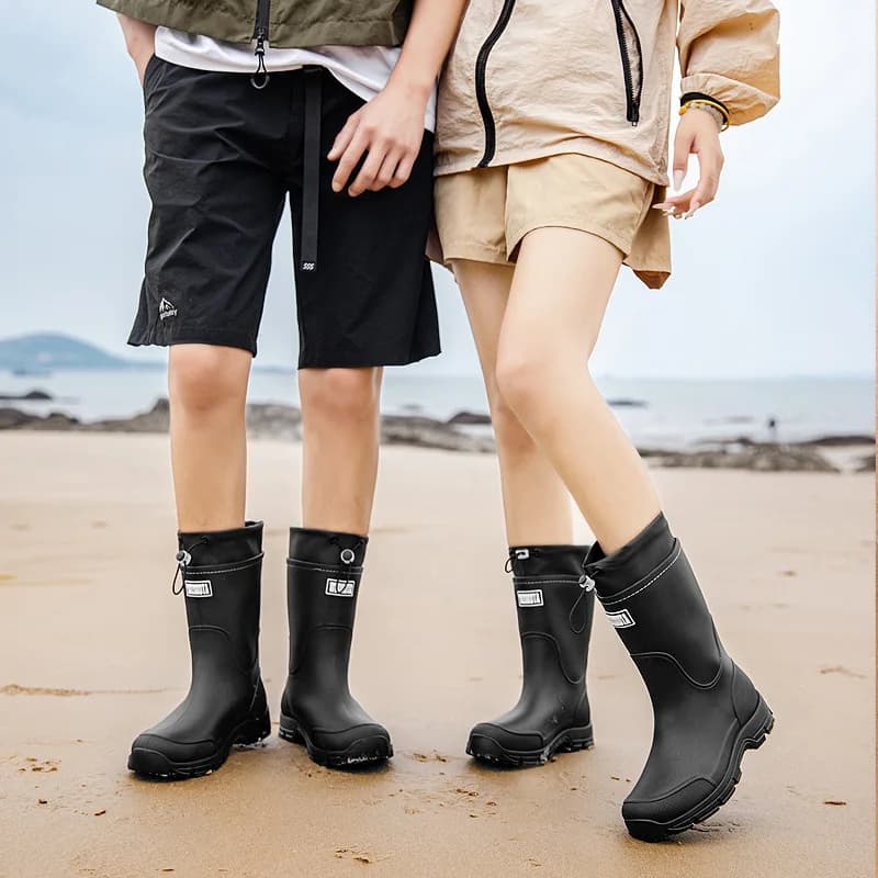 Chaussures de pêche unisexes légères pour pêche côtière et pêche à pied en France