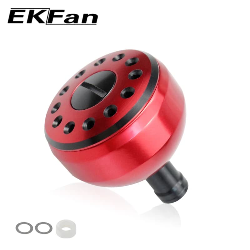 Poignée en alliage d'aluminium EKFan 32-38mm pour moulinet casting pêche au leurre