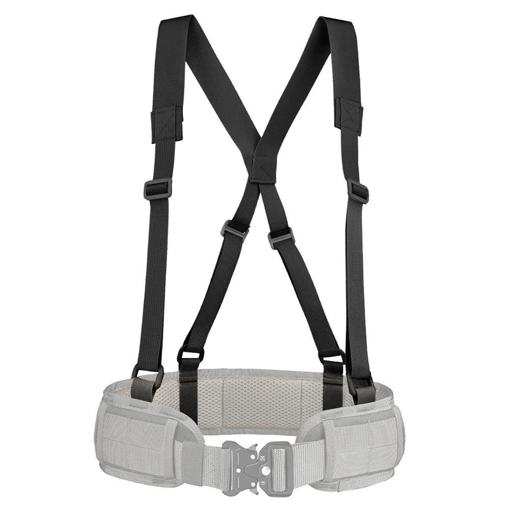 Bretelles tactiques Y-shape avec harnais ceinture - Accessoire pêche chasse support outils