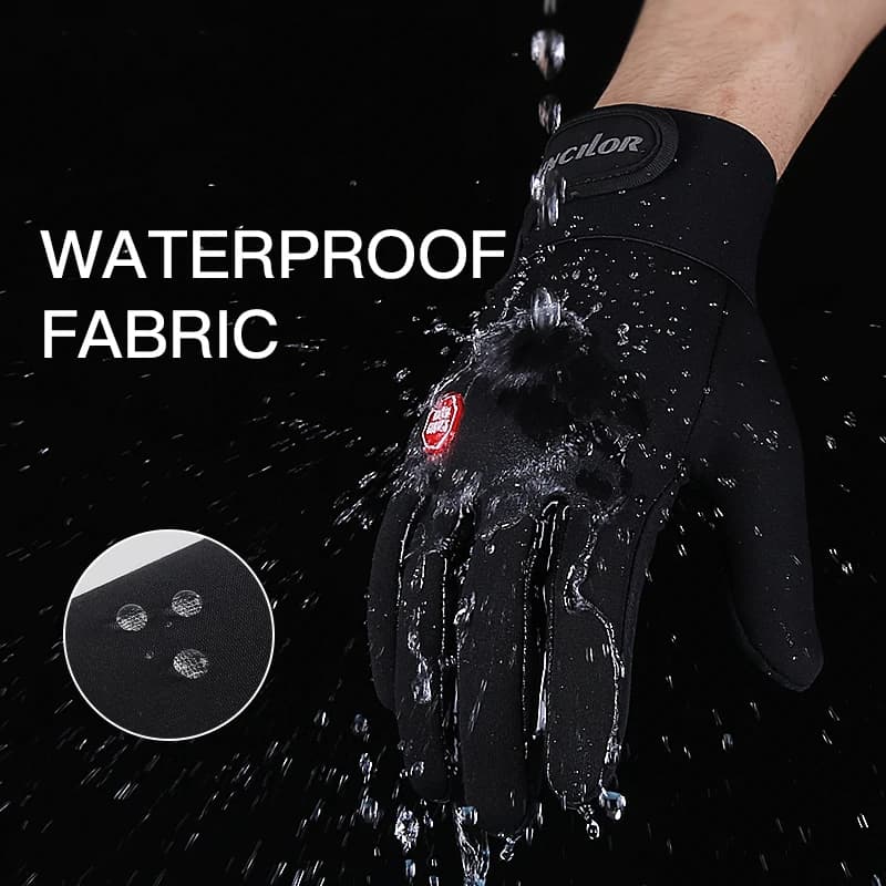 Gants de pêche d'hiver trois doigts exposés GL-112V - Chauffants et imperméables pour pêche au rocher