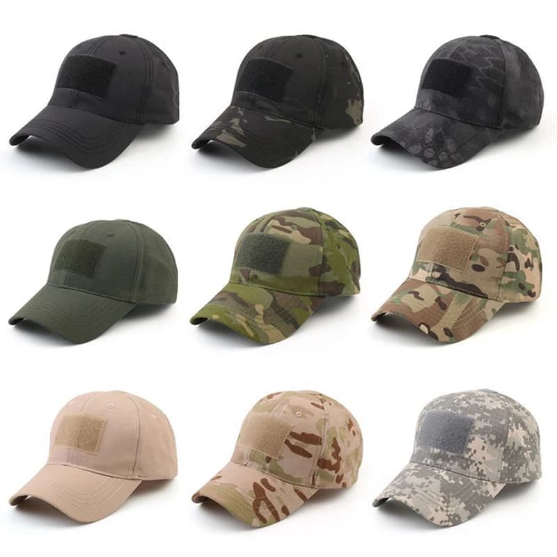 Casquette baseball camouflage pêche homme femme réglable été randonnée paintball militaire