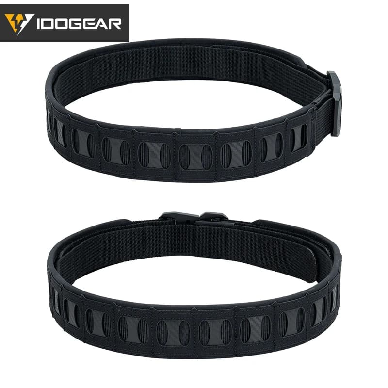 Ceinture tactique légère IDOGEAR 2 pouces avec boucle rapide pour sports outdoor et pêche