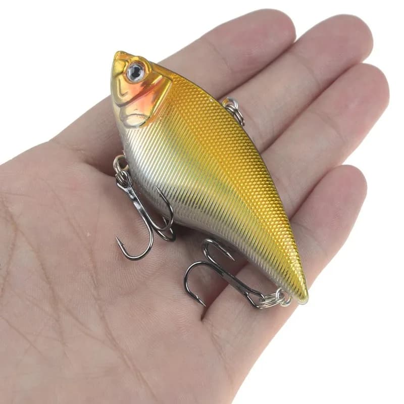 Leurre de pêche VIB dur 7cm 16g pour brochet perche, appât artificiel avec hameçons triple
