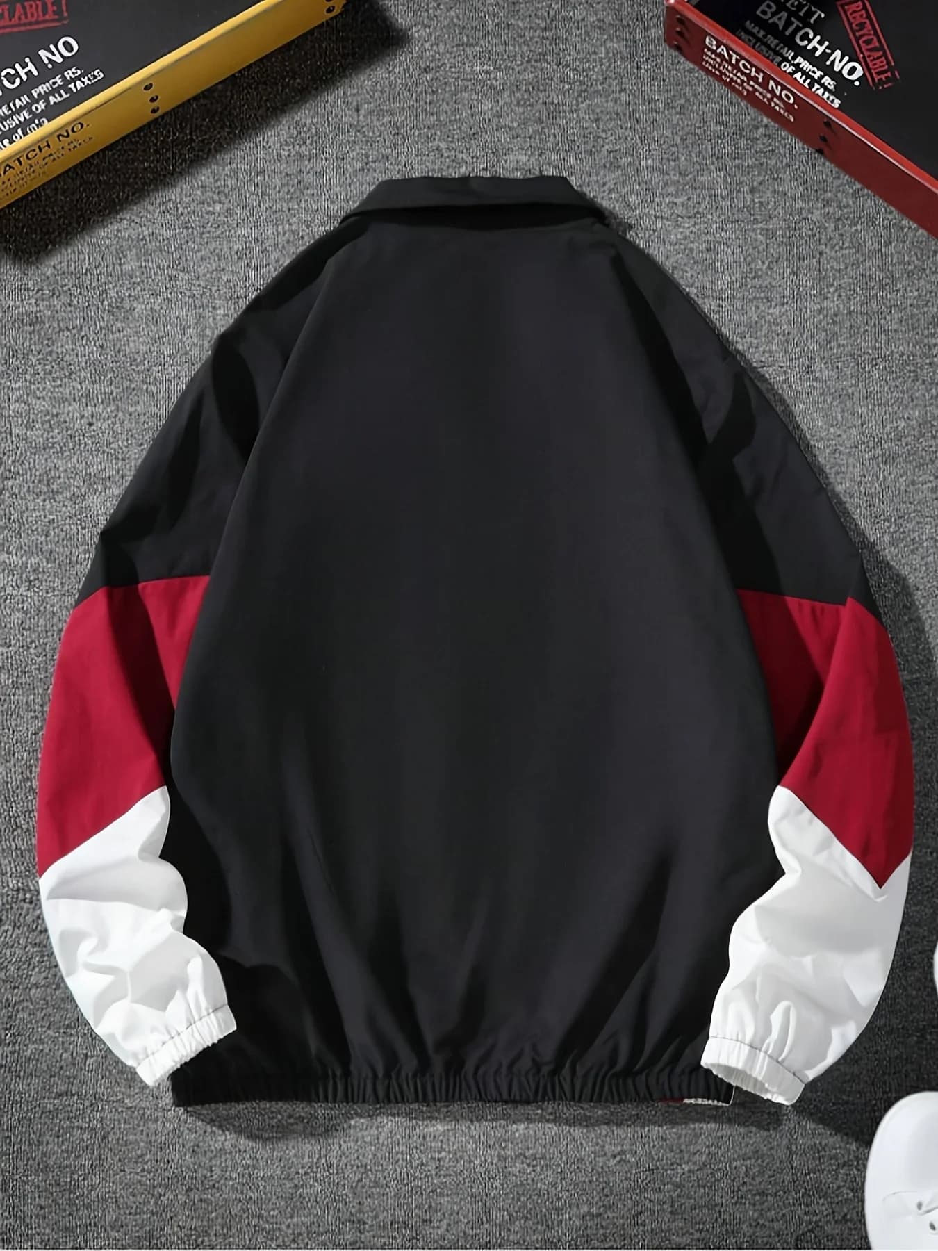 Veste color block légère pour homme décontractée voyage coupe-vent résistante cadeau petit ami