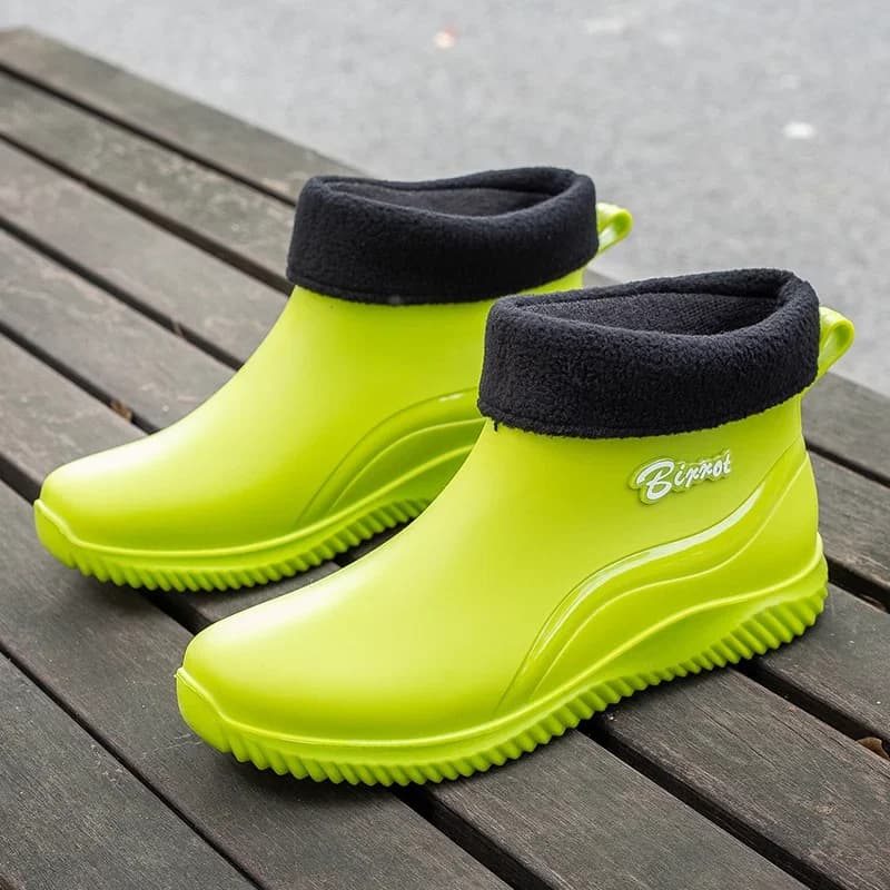 Chaussures aquatiques quatre saisons pour pêche - Bottes démontables en coton imperméable unisexe