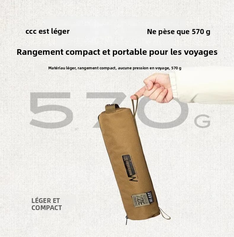 Tabouret tactique pliant Mounthiker - Siège ultra-léger pour pêche et camping outdoor