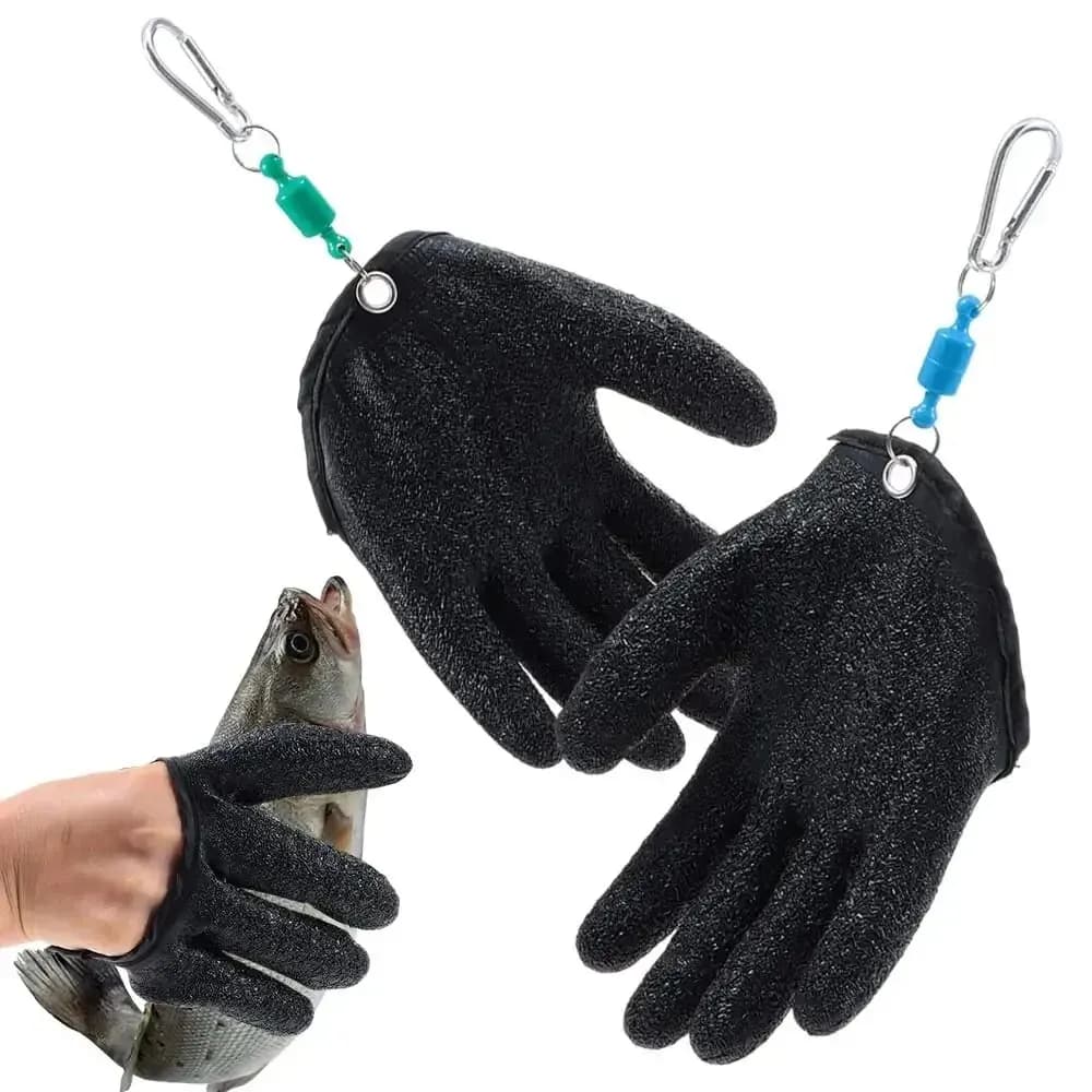 Gant de pêche professionnel antidérapant gauche ou droit, protection contre les perforations et éraflures pour pêcheur