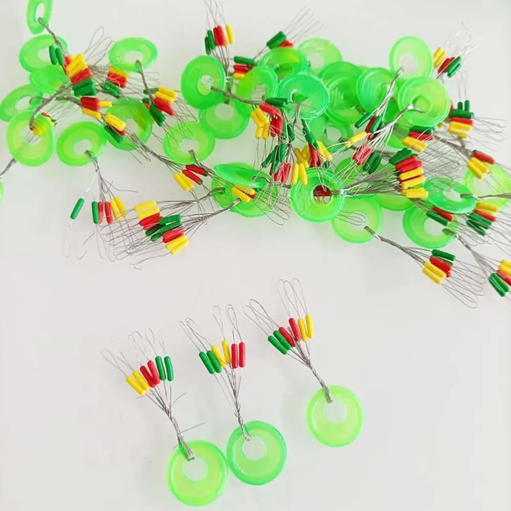 600 stop-flotteurs caoutchouc 100 groupes ovales pour ligne de pêche - accessoires montage