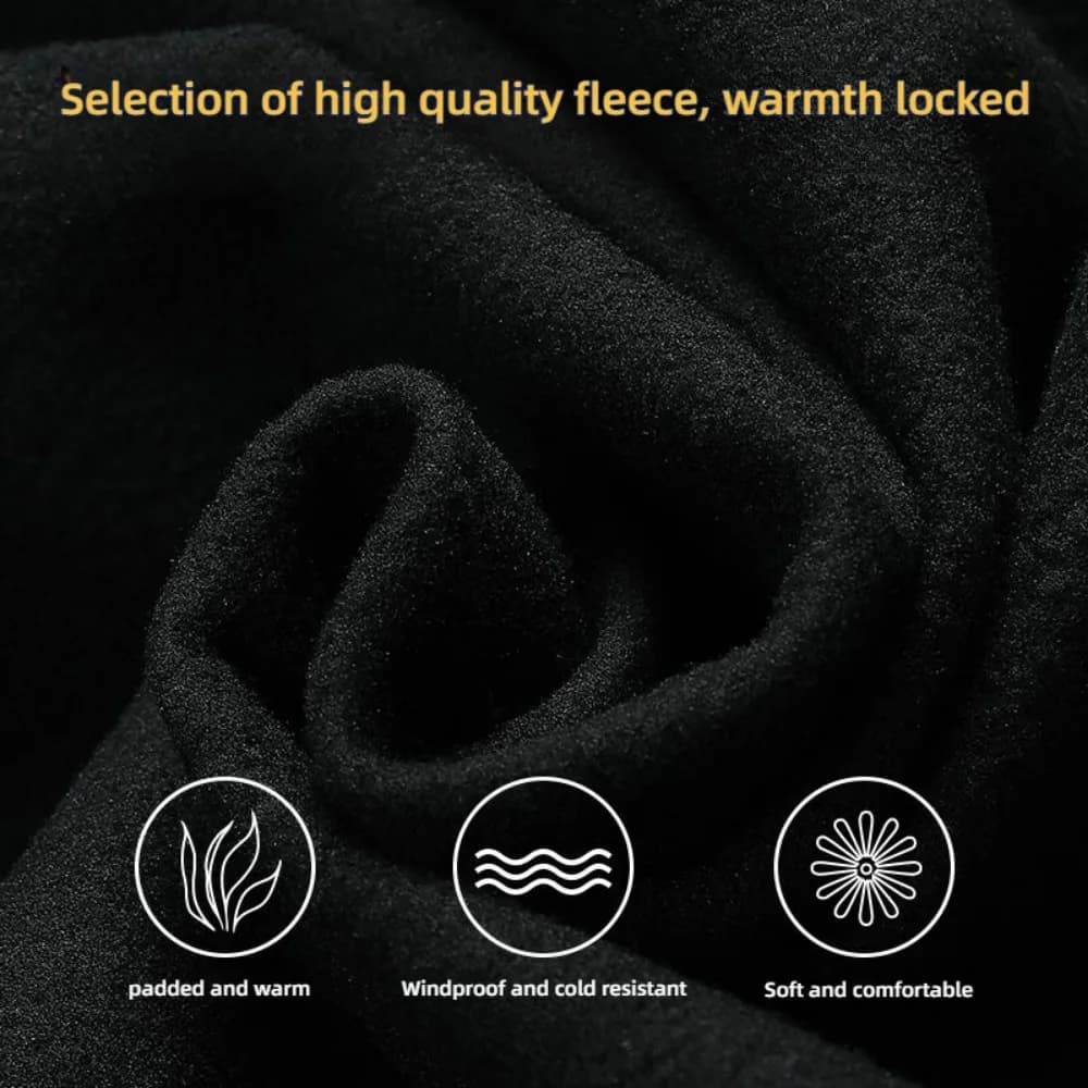 Veste imperméable homme hiver doublée polaire déperlante avec capuche amovible pour pêche