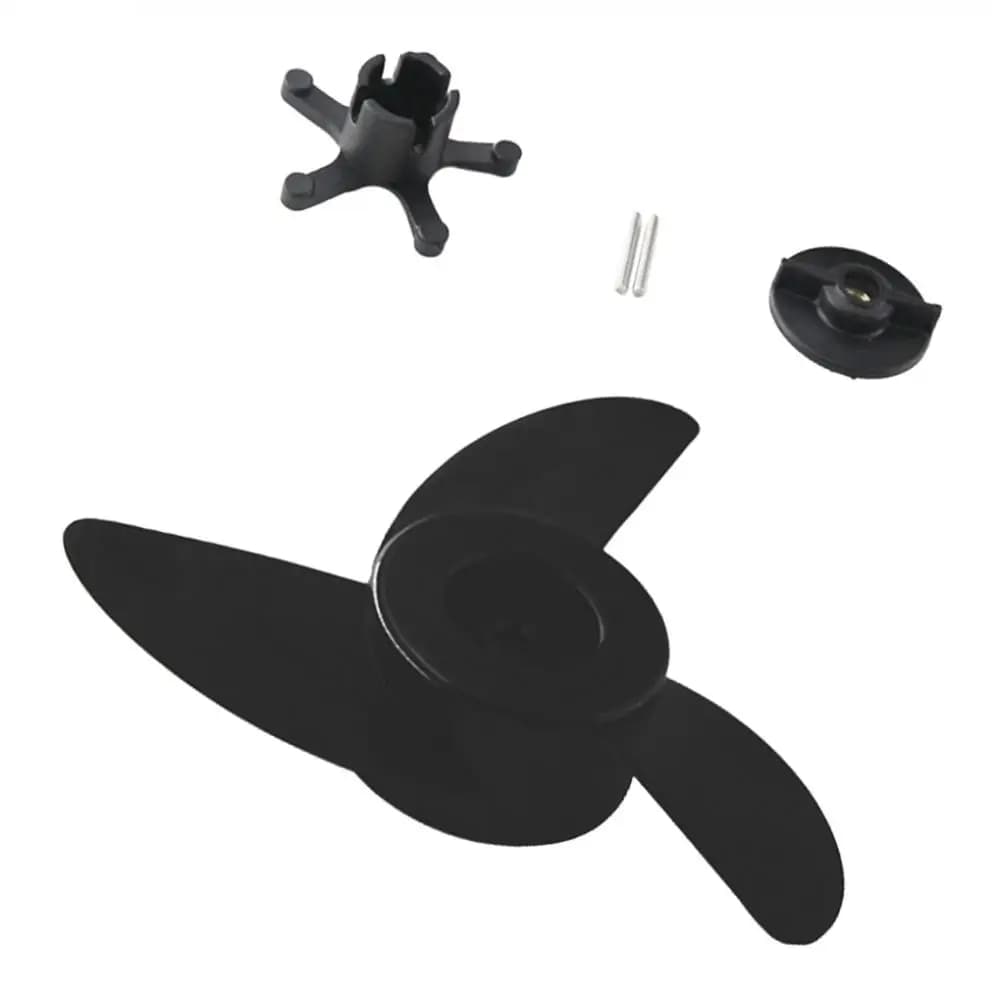 Hélice 3 pales pour moteur électrique de bateau hors-bord pêche trolling propulsion hélice et écrou