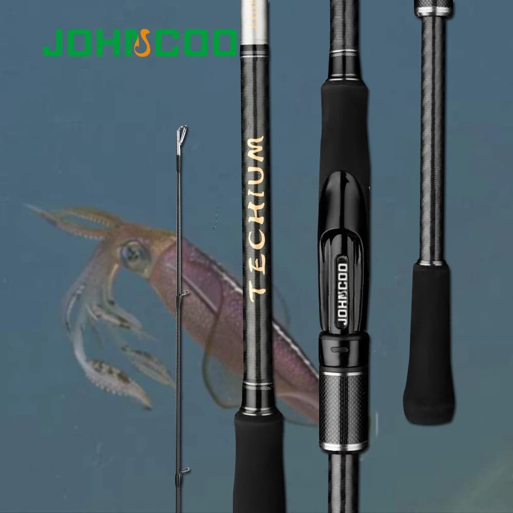Canne à pêche JOHNCOO carbone haute Egi pour calmar - Modèle 832M/832ML super léger et sensible - Pêche au leurre
