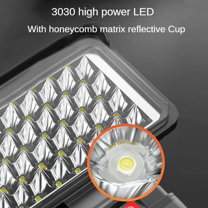Lampe LED pour batterie Dewalt 18V portable pêche travail urgence sans batterie ni USB