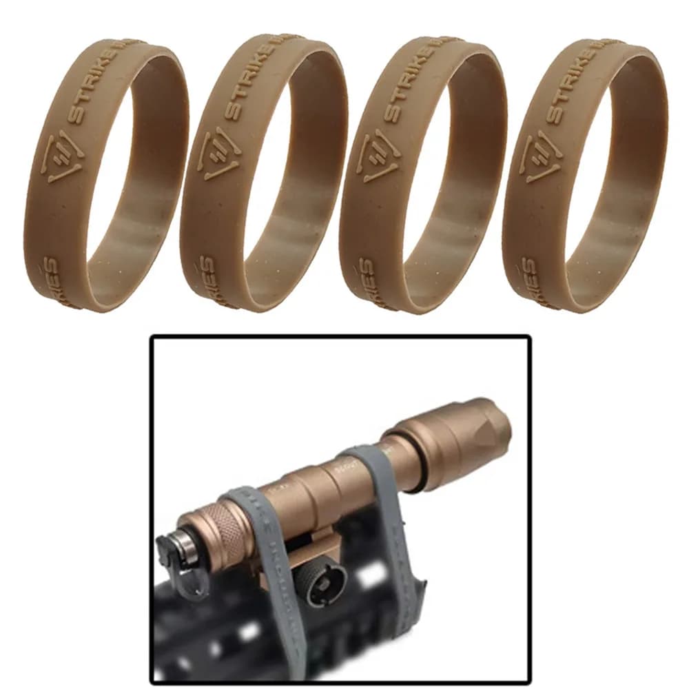 4 anneaux élastiques haute résistance pour fixation équipement pêche, compatible DBAL A2 PEQ15