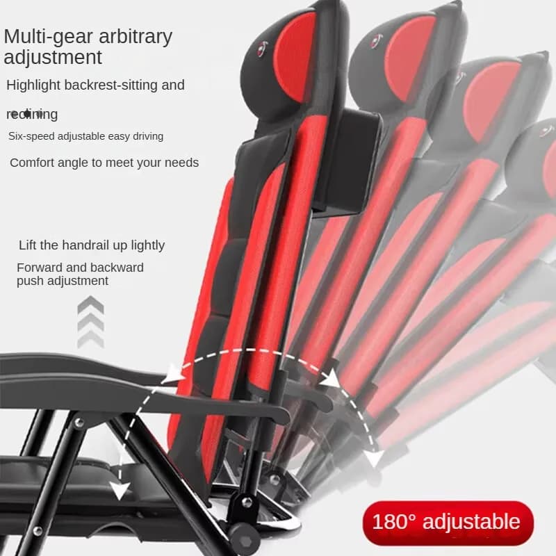 Chaise pêche aluminium magnésium portable multifonction tabouret pliable dossier réglable plusieurs niveaux
