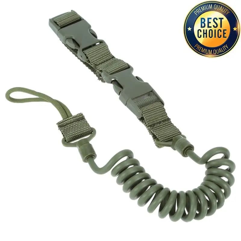 Bretelle fusil tactique 2 points élastique polyvalente pour carabine pistolet fusil de chasse pêche