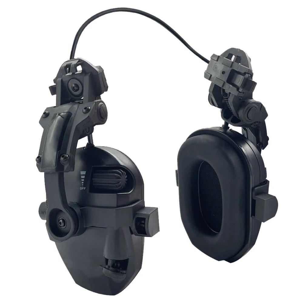 Casque avec protections auditives électroniques pour tir pêche sportive, réduction bruit active
