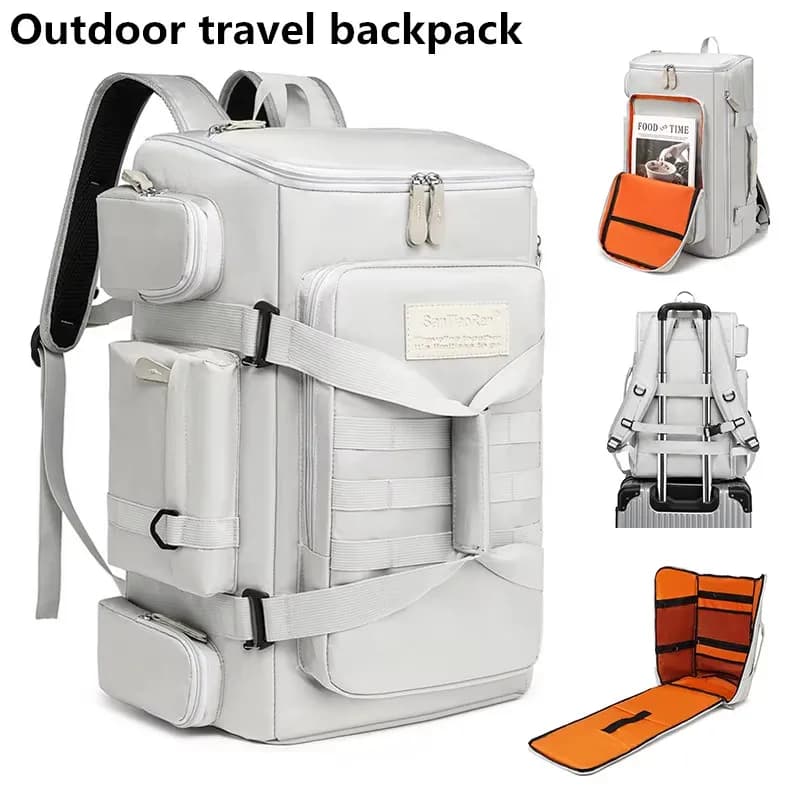 Grand sac de sport voyage pêche yoga compartiment sec humide séparé sac à dos capacité XXL