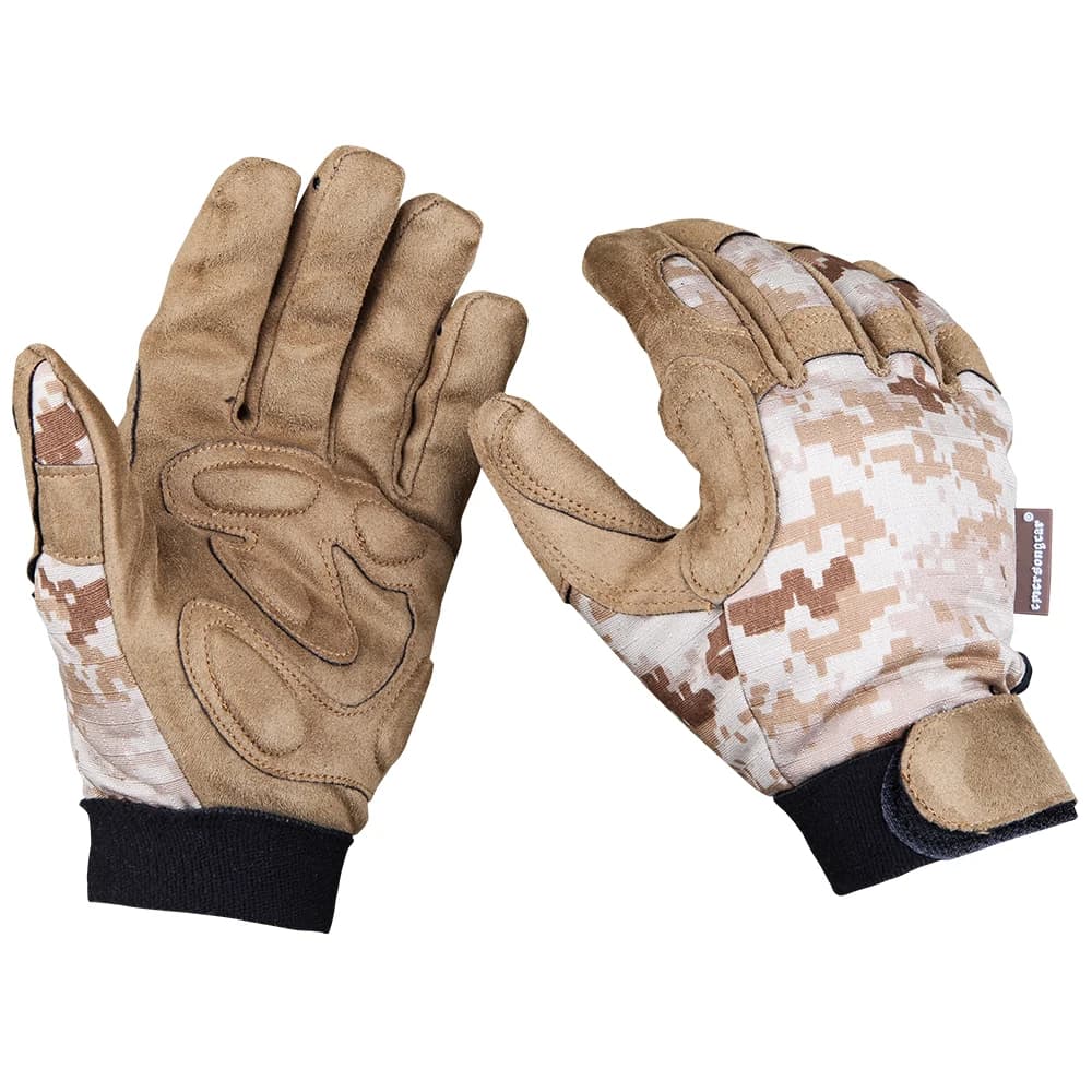 Gants tactiques camouflage léger Emerson Gear AOR1 - Pêche, randonnée et outdoor