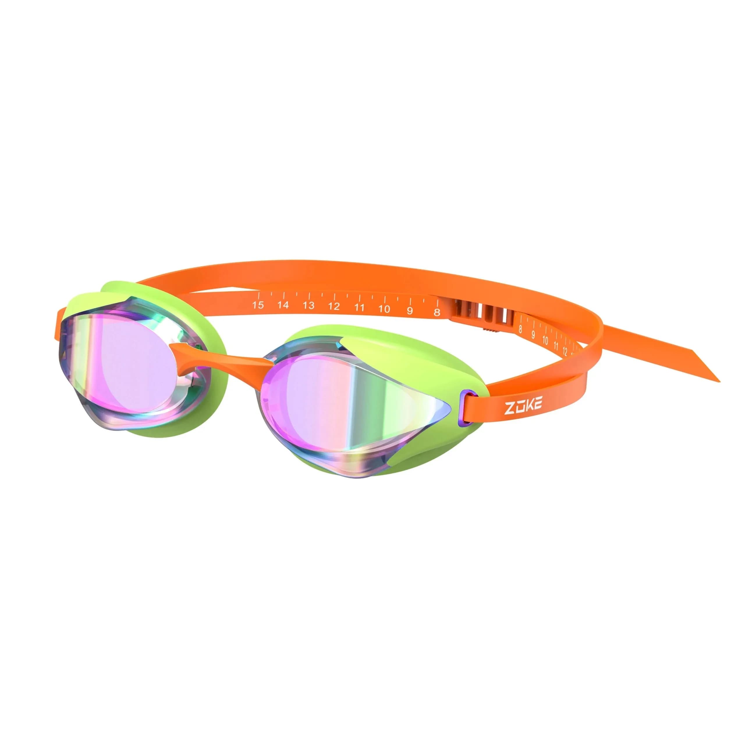 Lunettes natation compétition Zoke HD anti-buée revêtement hydrophobe entraînement professionnel unisexe