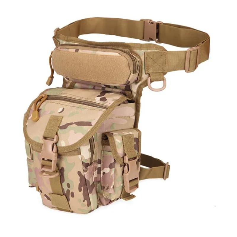 Sac cuisse étanche tactique - Pochette pratique pour pêche avec accès rapide accessoires