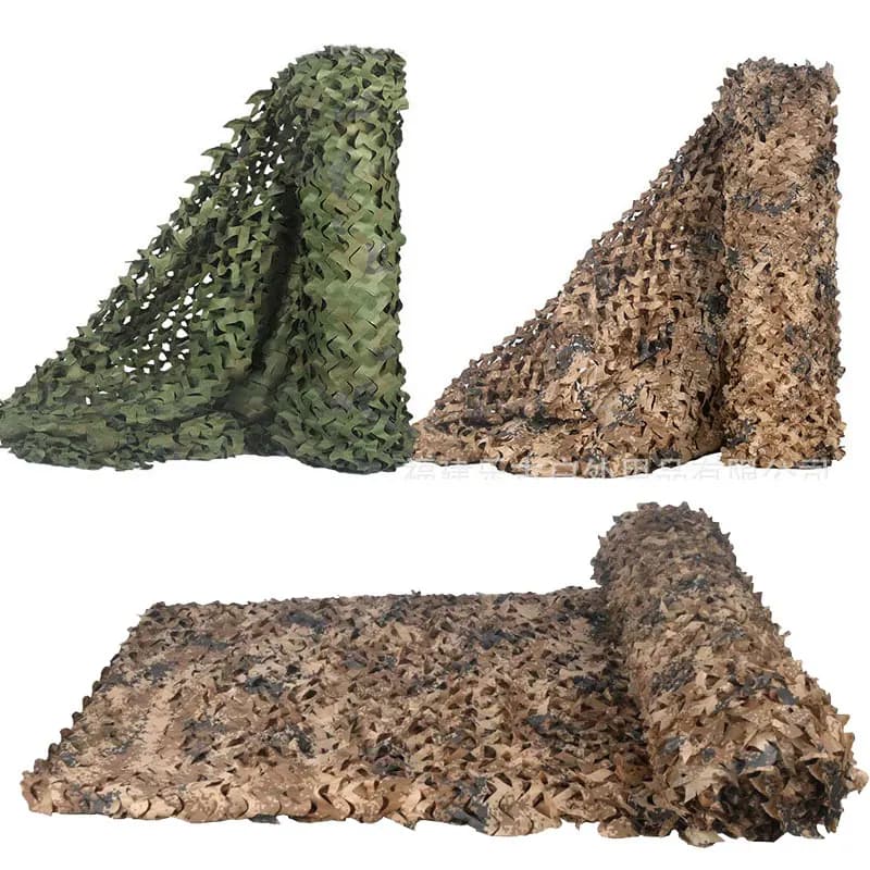 Filet camouflage militaire chasse pêche discrétion couverture affût poste pêche caché