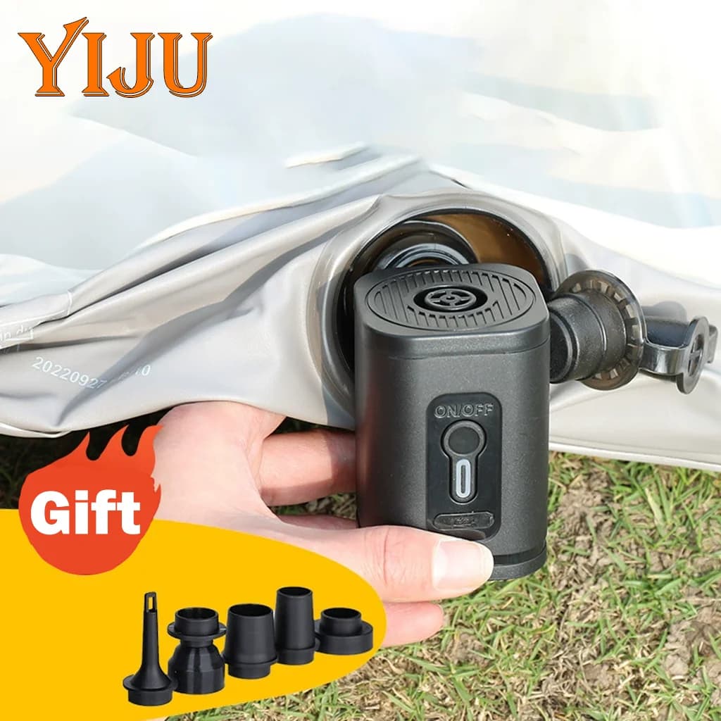 Pompe à air multifonction YIJU sans fil portable pour équipements de pêche nautique et camping