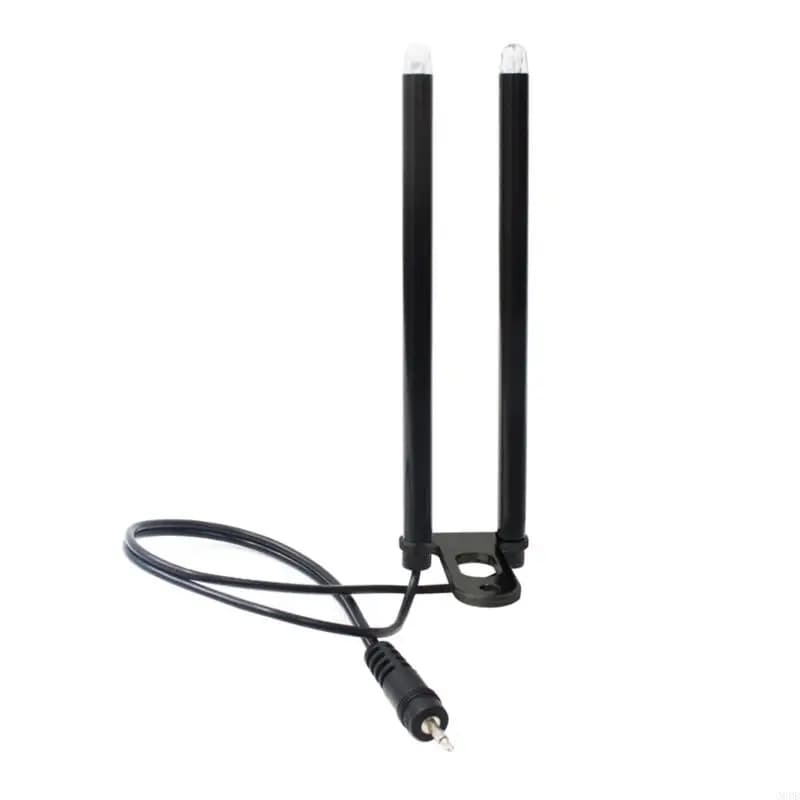 Barre oreille décrochage pêche G6DE avec LED : alarme portable anti-vent pour morsures