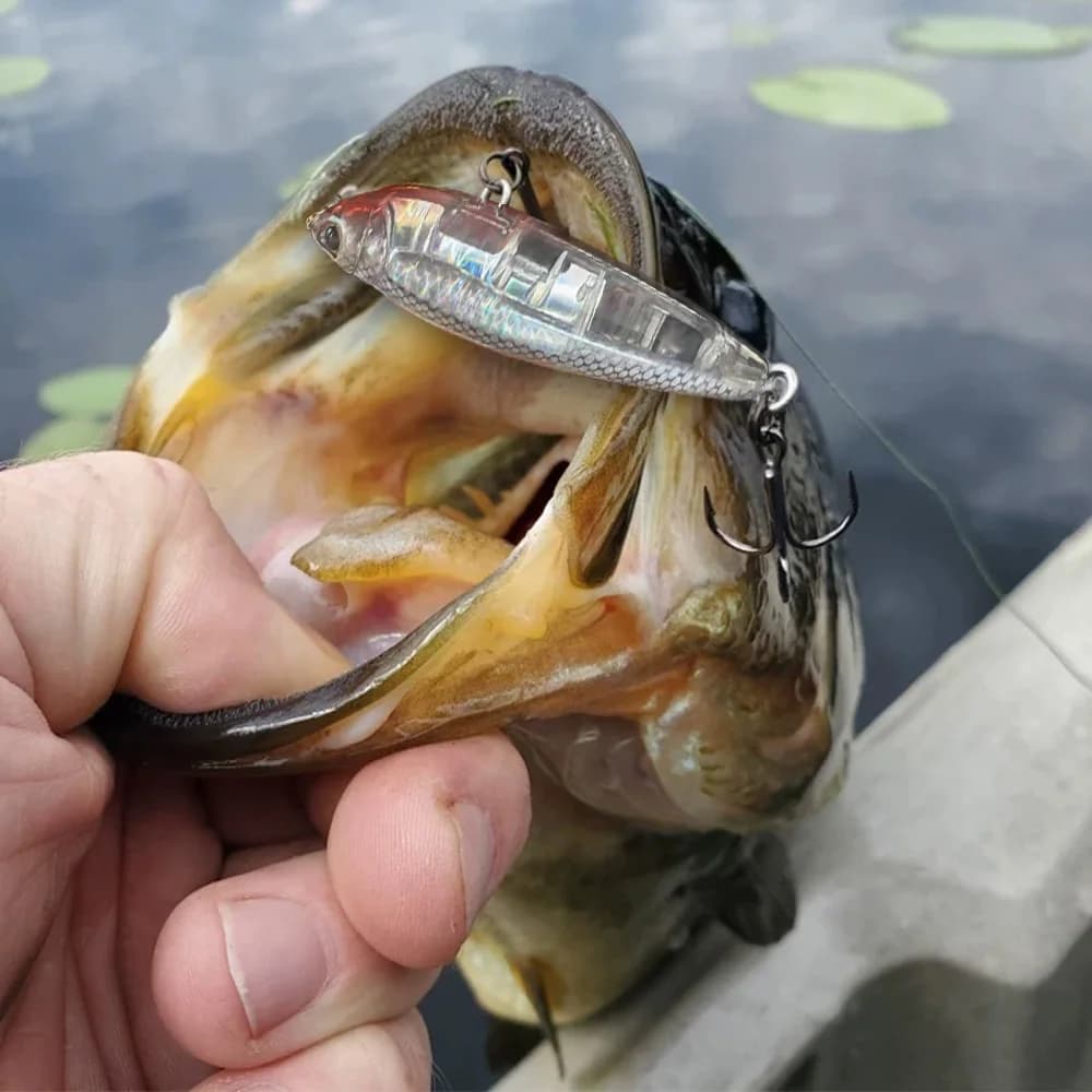 Leurre flottant GOBAIT 17,5g 10cm pour pêche topwater en surface avec animation walk the dog et