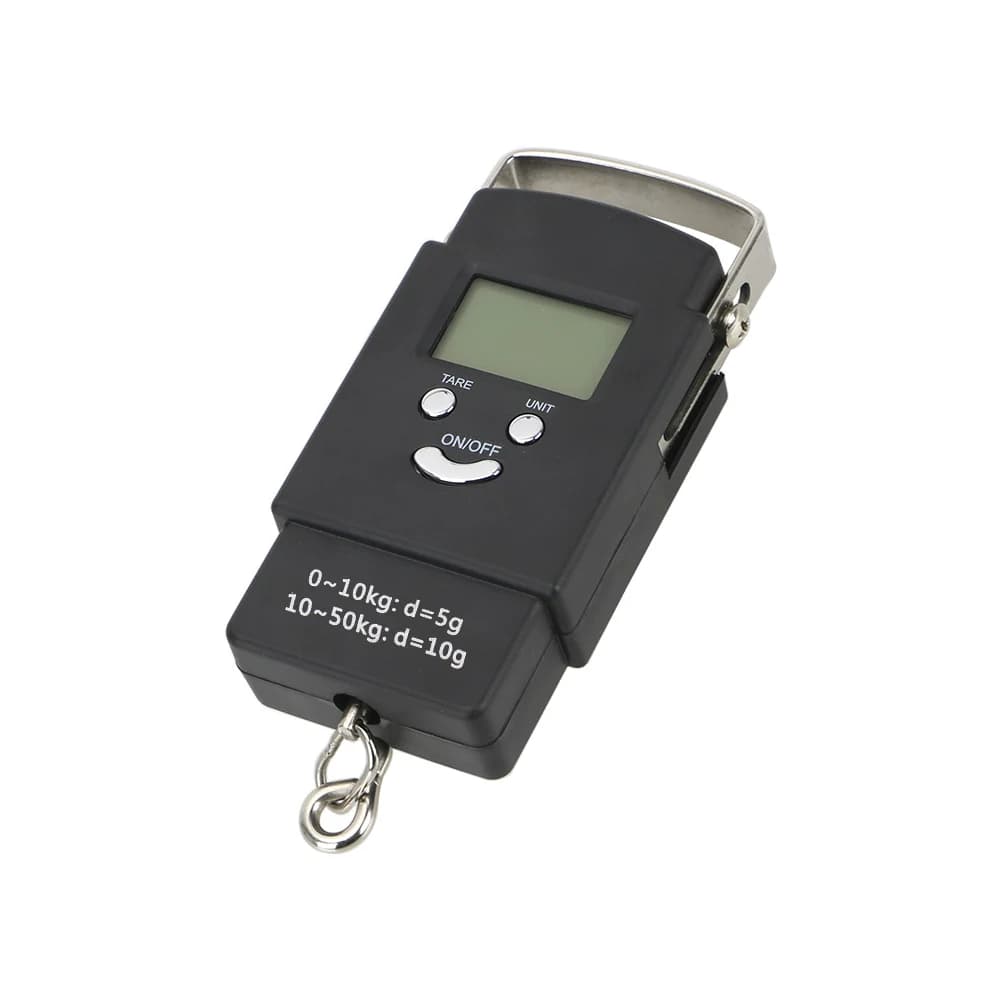 Balance numérique accrocheuse 50Kg/110lb LCD électronique pour pêche bagages voyage portable outil maison